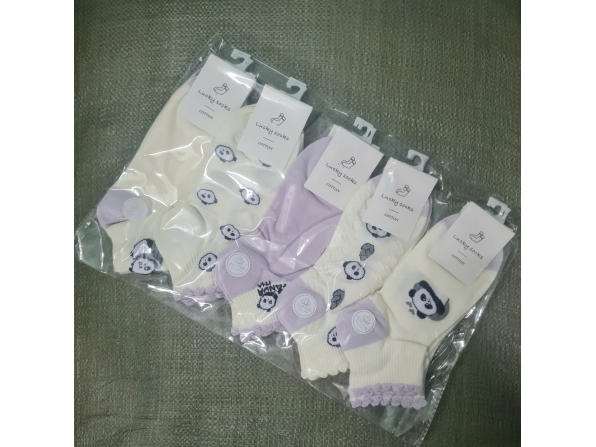 VỚ TÍM GẤU 007 - LỐC 10 ĐÔI